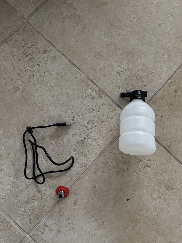 Pistola de pressão de água a bateria