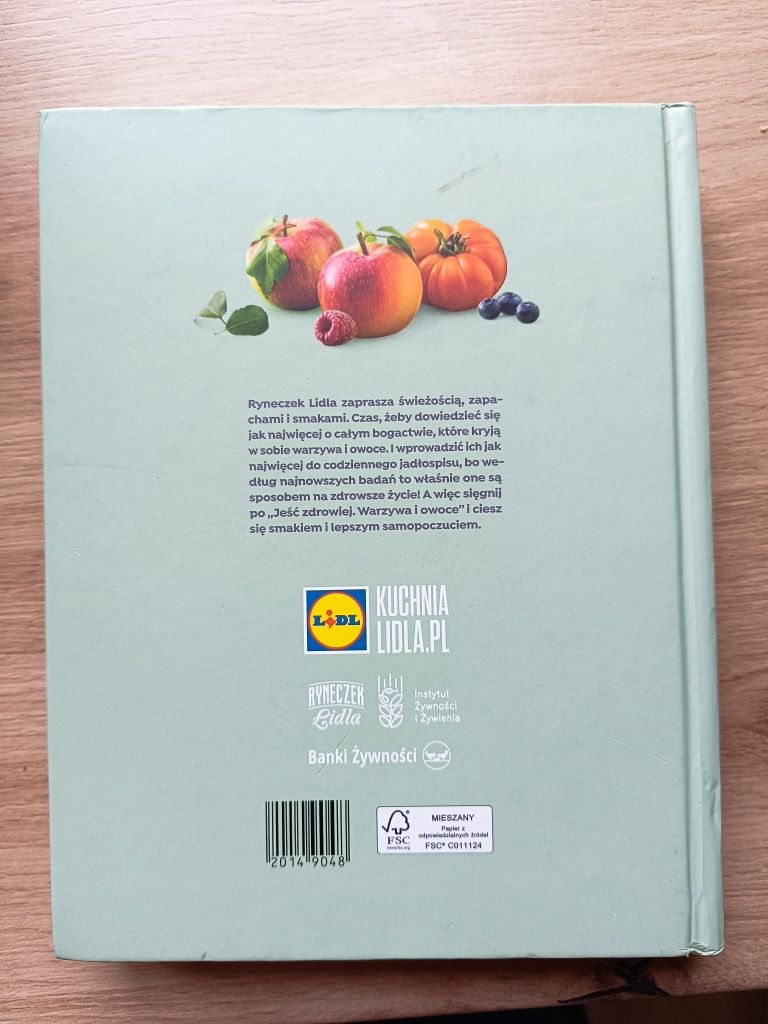 Książka z Lidla jeść zdrowiej