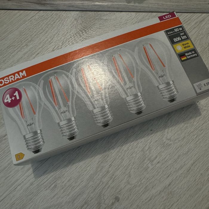 LED лампа OSRAM Value Classic Filament A60 6W E27 2700K 220-240V