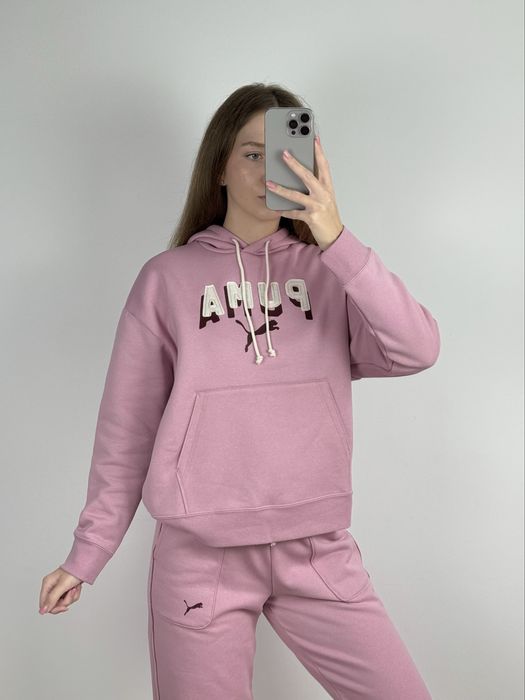 костюм Puma жіночий на флісі ОРИГІНАЛ XS S M L