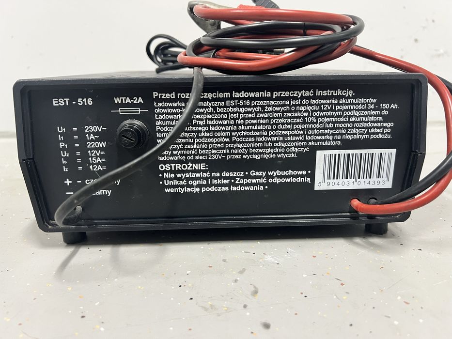 Prostownik ładowarka stefpol est 516