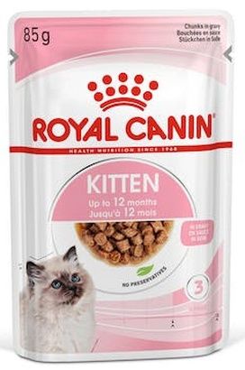 Karma w sosie dla kociąt do 12 miesiąca życia Royal Canin Saszetka 85g