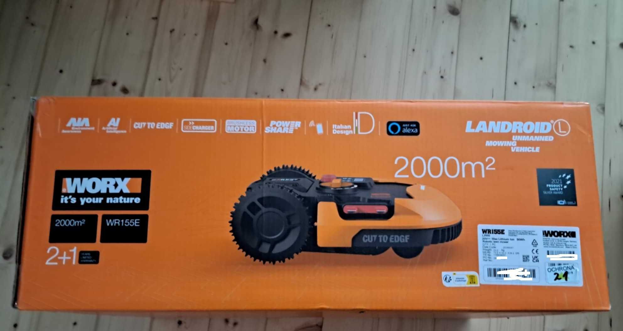 Robot koszący Worx Landroid 2000m2 WR155E