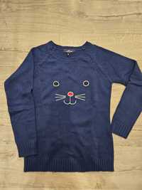 Sweter niebieski kot House S