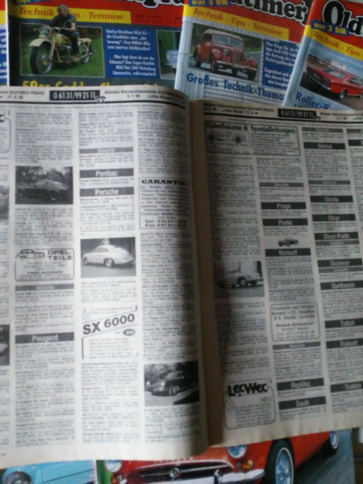 Gazety samochodowe Oldtimer Praxis 13szt.
