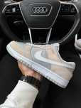 Чоловічі кросівки найк данк лоу Nike SB Dunk Low Beige Grey White