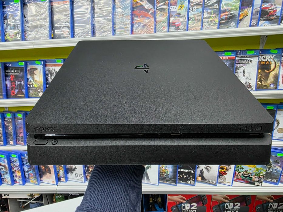 Konsola PS4 Playstation 4 SLIM 1TB + 6 dobrych gier Gwar 6 mc SKLEP