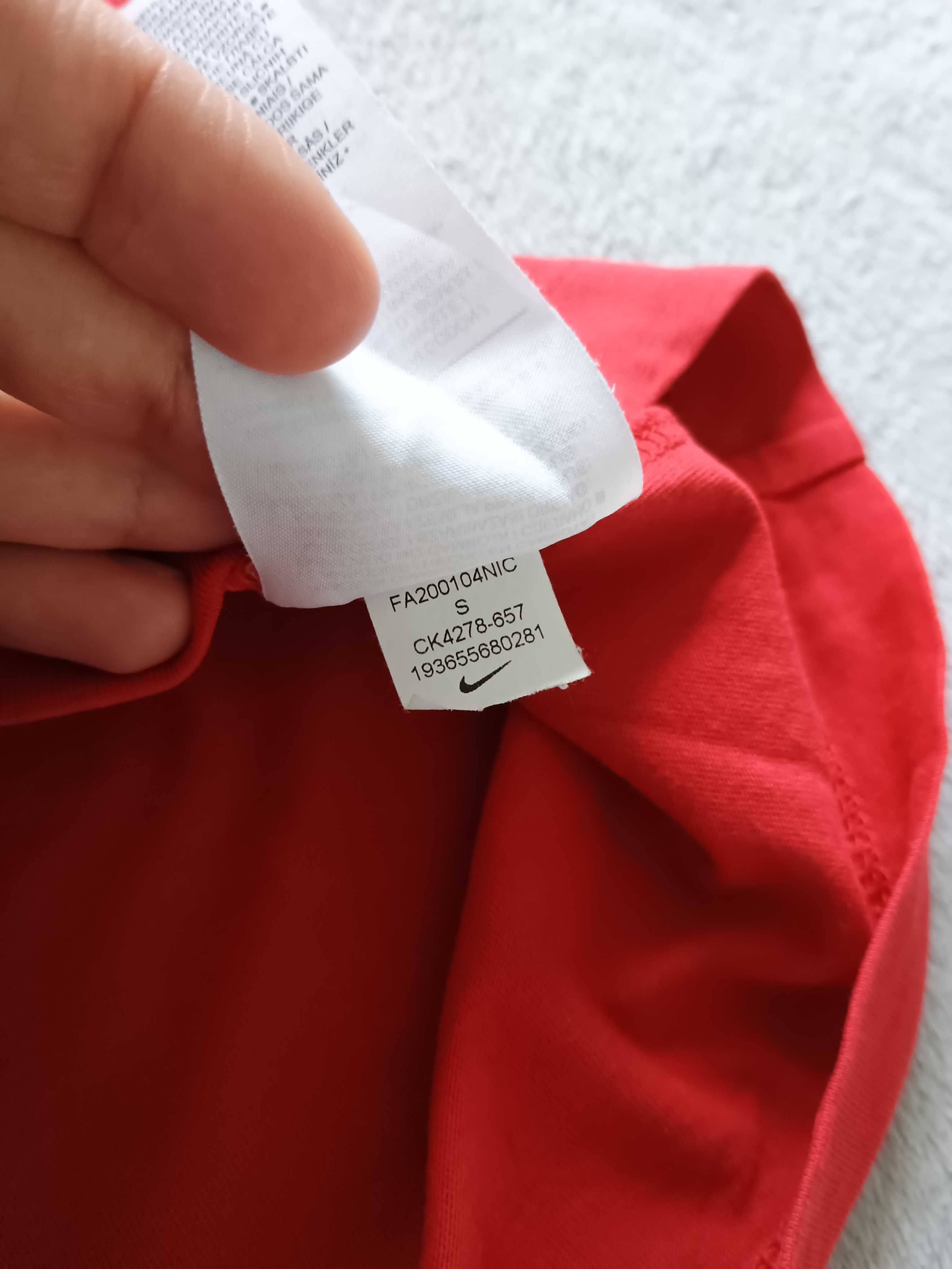 Męski t-shirt/koszulka Nike CK4278.657 - rozmiar S, czerwony