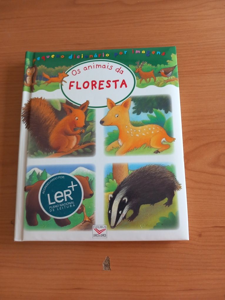 Livro infantil Os animais da floresta