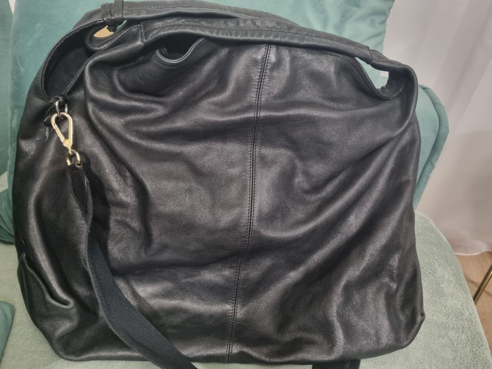 Duża skórzana torebka Furla