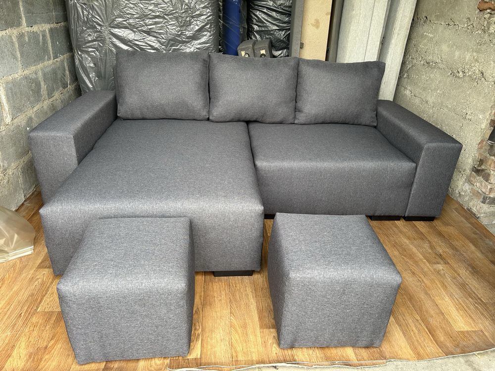 Narożnik 160x254 z pojemnikiem i funkcją spania
