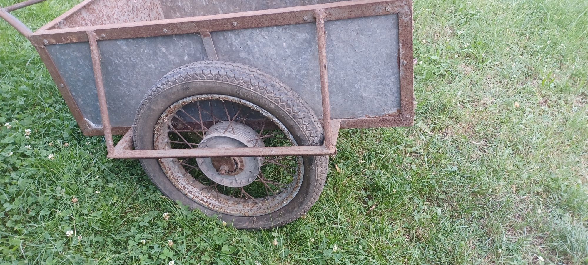 Wózek ogrodowy transportowy do rowera motoru quada