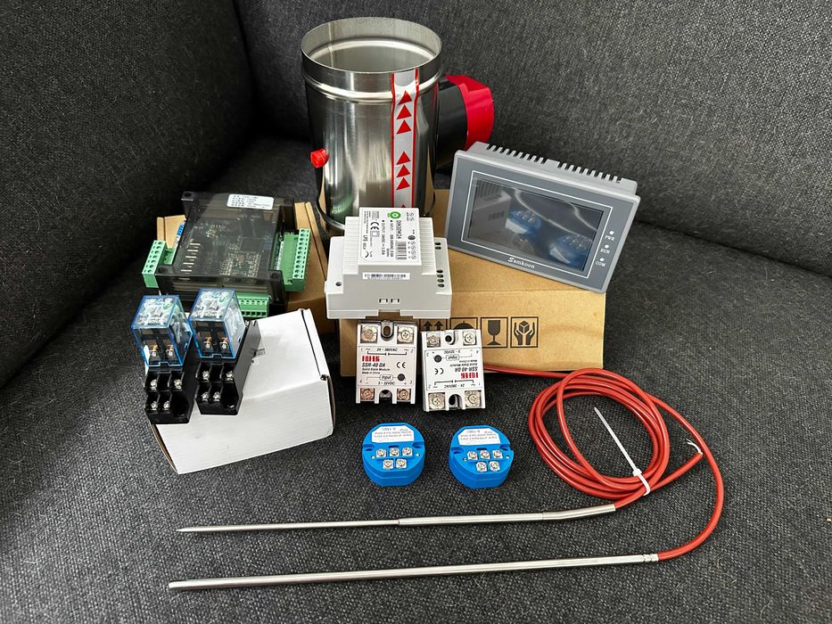 Sterownik do wędzarni  – kompletny zestaw do samodzielnego montażu