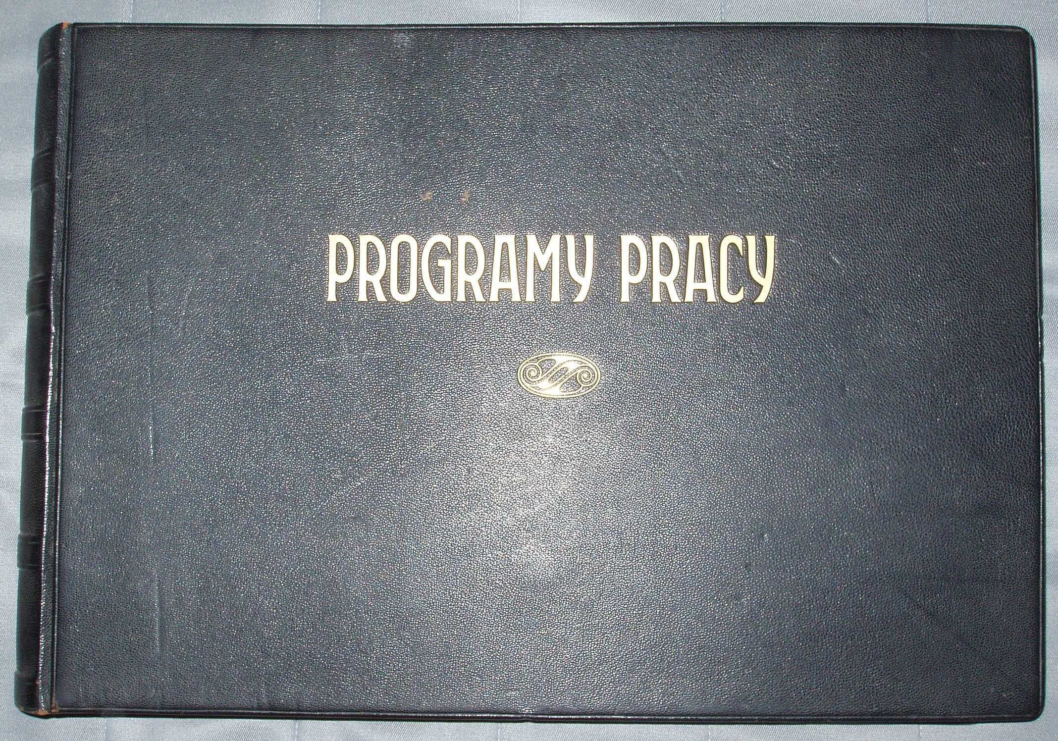 Programy Pracy PRL album, księga