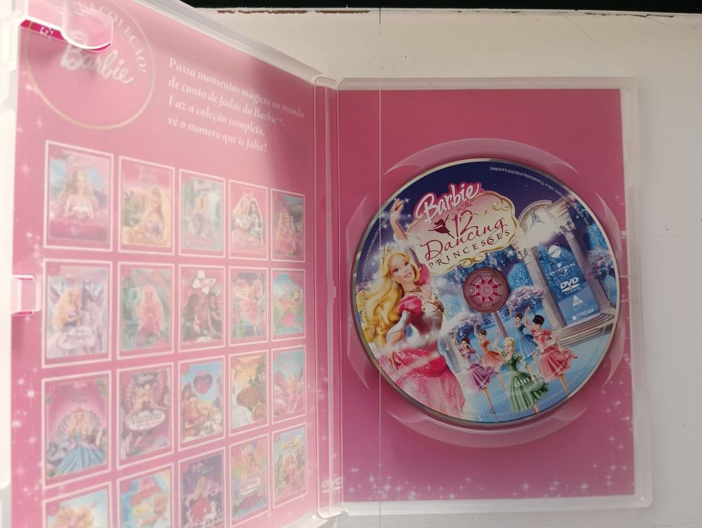 DVD Barbie e as 12 princesas bailarinas