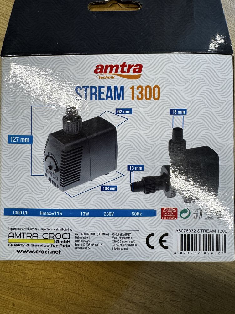 Bomba retorno Amtra Stream 1300