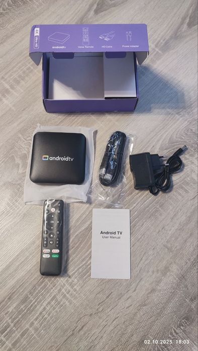 H96 MAX 8/128 GB ANDROID 14 з голосовим пультом