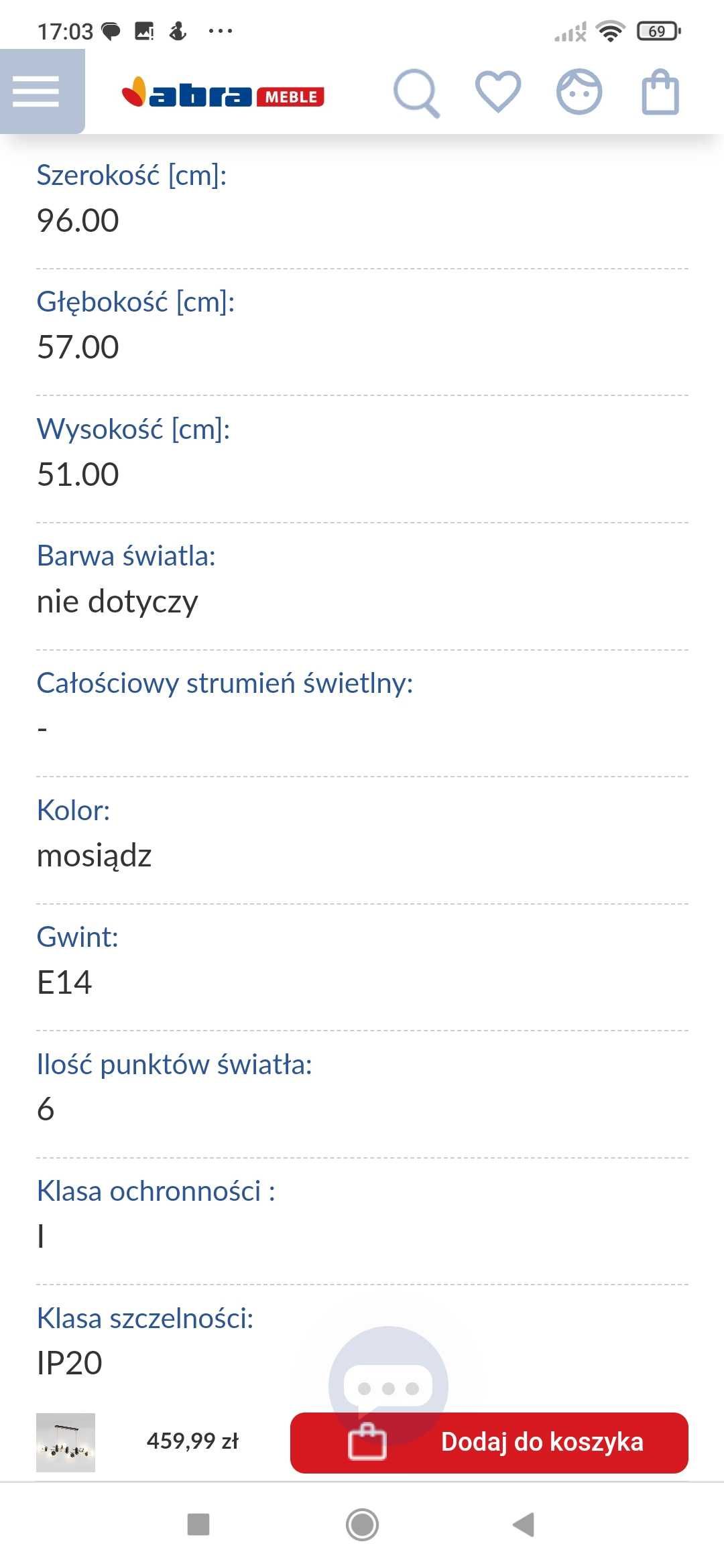 Lampa sufitowa ze szklanymi kloszami