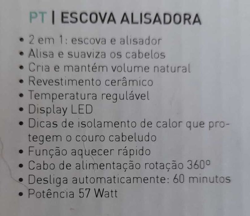 Vendo Escova Cabelo Alisadora Magic Brush NOVA