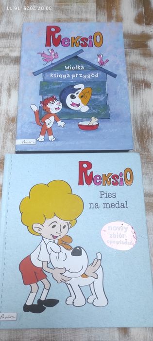 Reksio x2 Wielka księga przygód i Pies na medal.