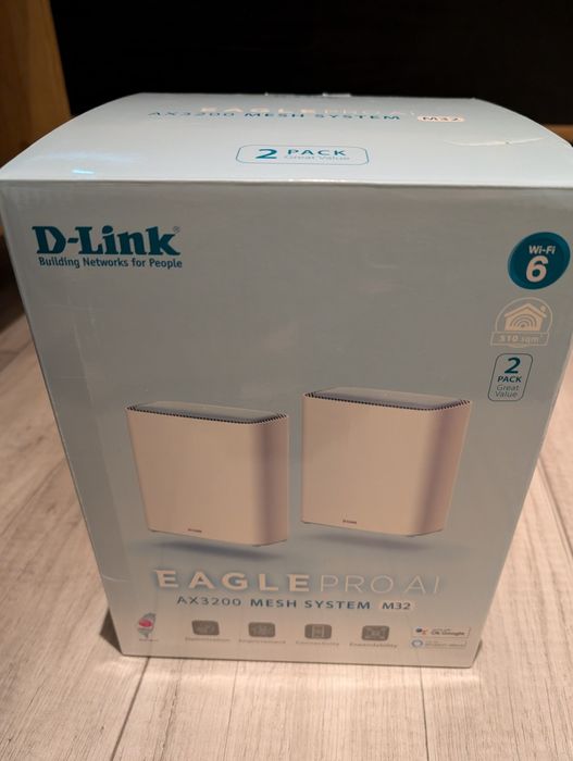 2x router TP-Link M32 ax3200 mesh system dwupak wifi 6