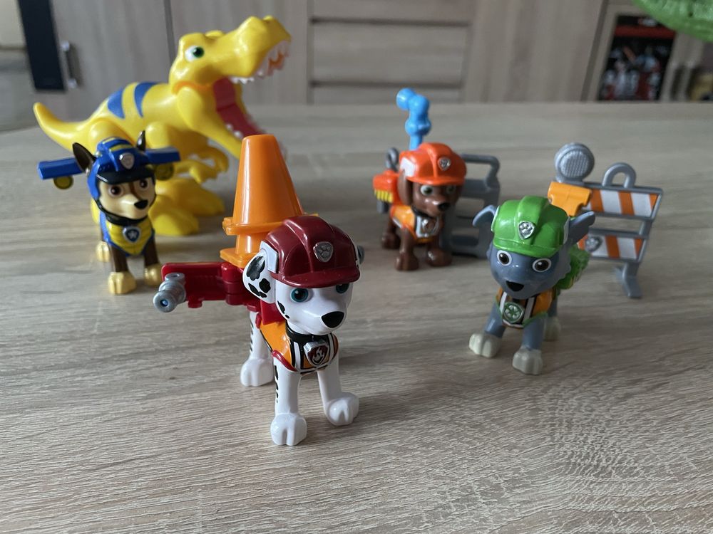 Psi Patrol Figurki w akcji Chase Marshall Zuma Rocky Paw Patrol