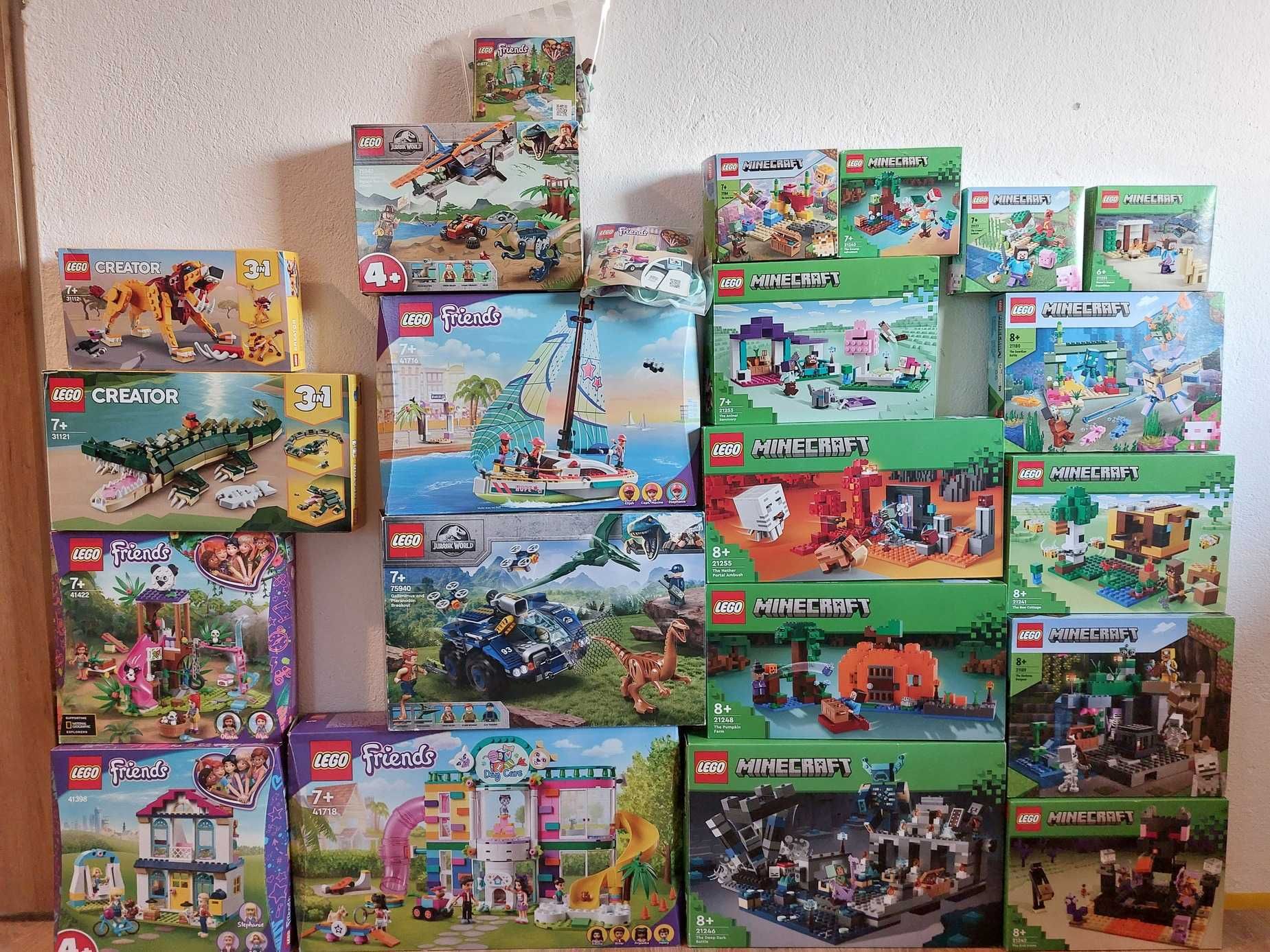 Lego Minecraft 21180 kompletny używany