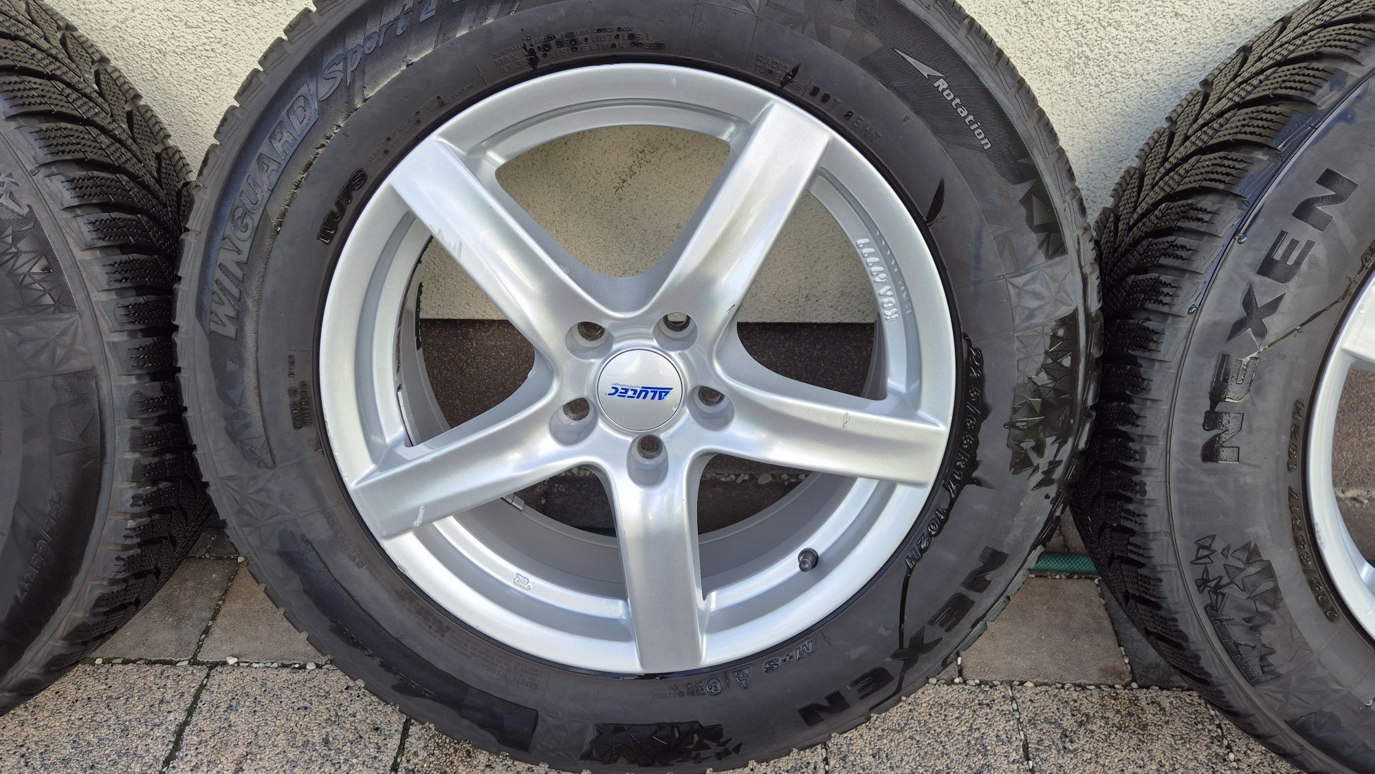 Koła felgi aluminiowe 17" Honda Cr-v 5x114,3 opony zimowe