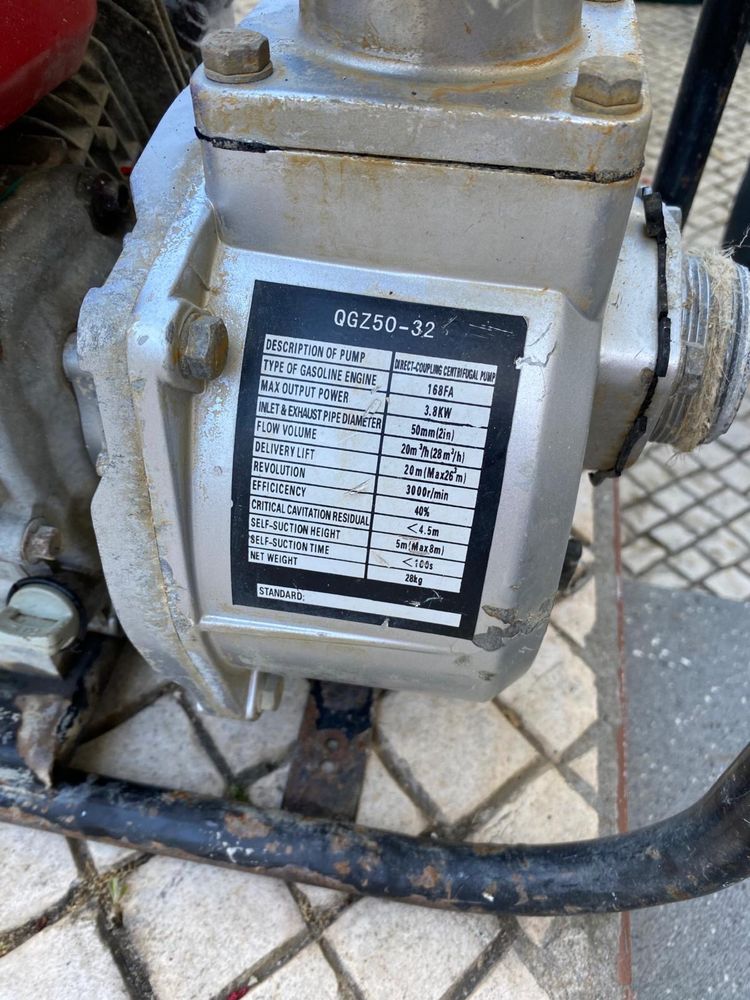 Motobomba de Agua. Motor bomba rega
