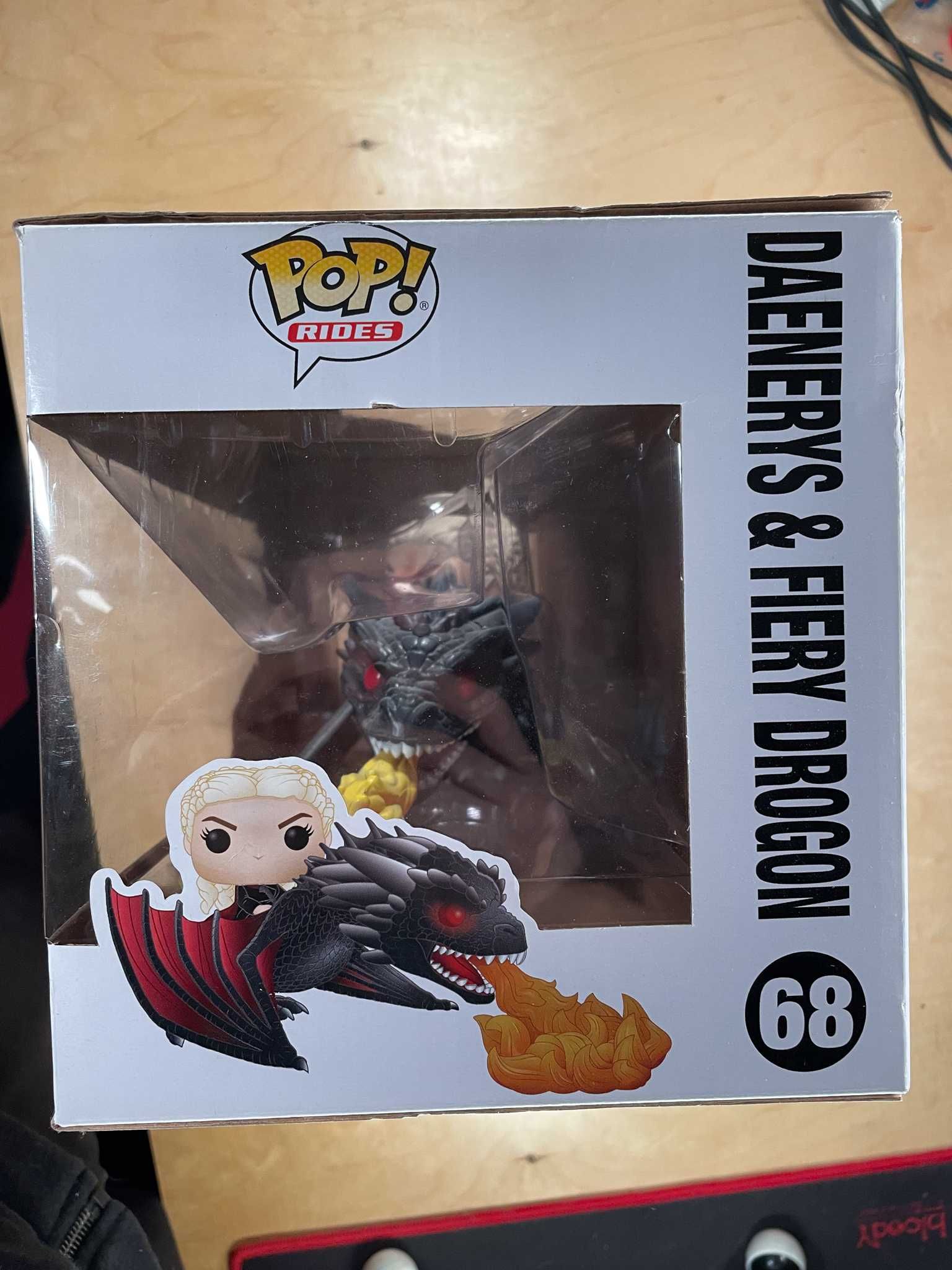 Funko pop Daenerys & Fiery Drogon 68 Gra o Tron