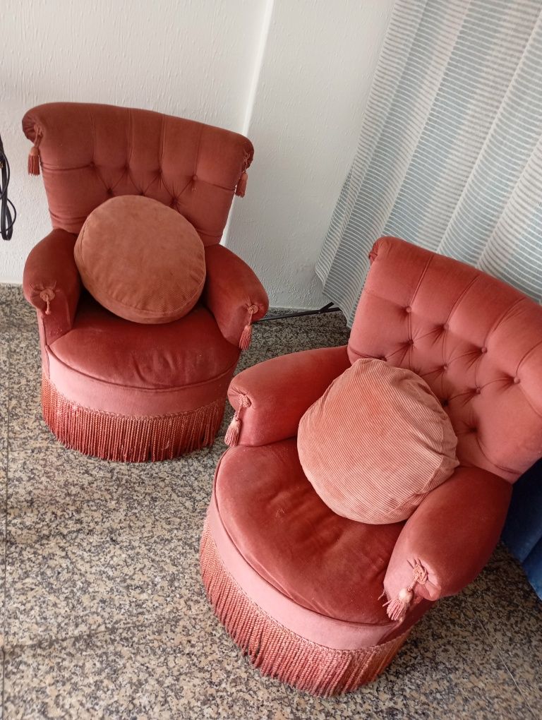 Conjunto de Sofá vermelho