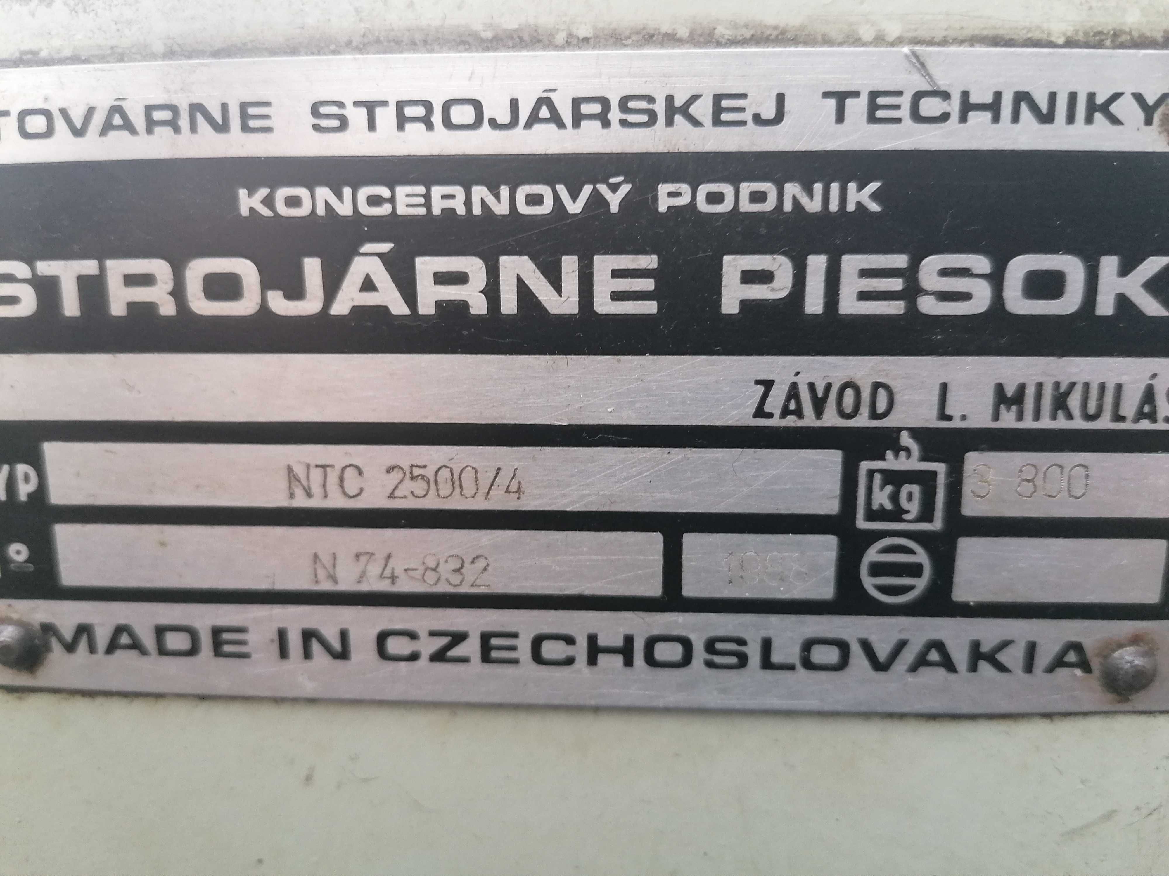 Gilotyna nożyce gilotynowe do blach 4mm 2500