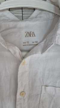 Koszula z Zary len & bawełna 152 cm