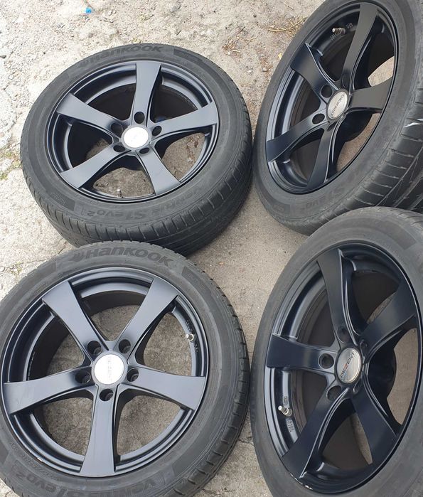 Alufelgi Dezent 17 5x120 8J ET 18 czarne BMW E60 E61 E39 Opel