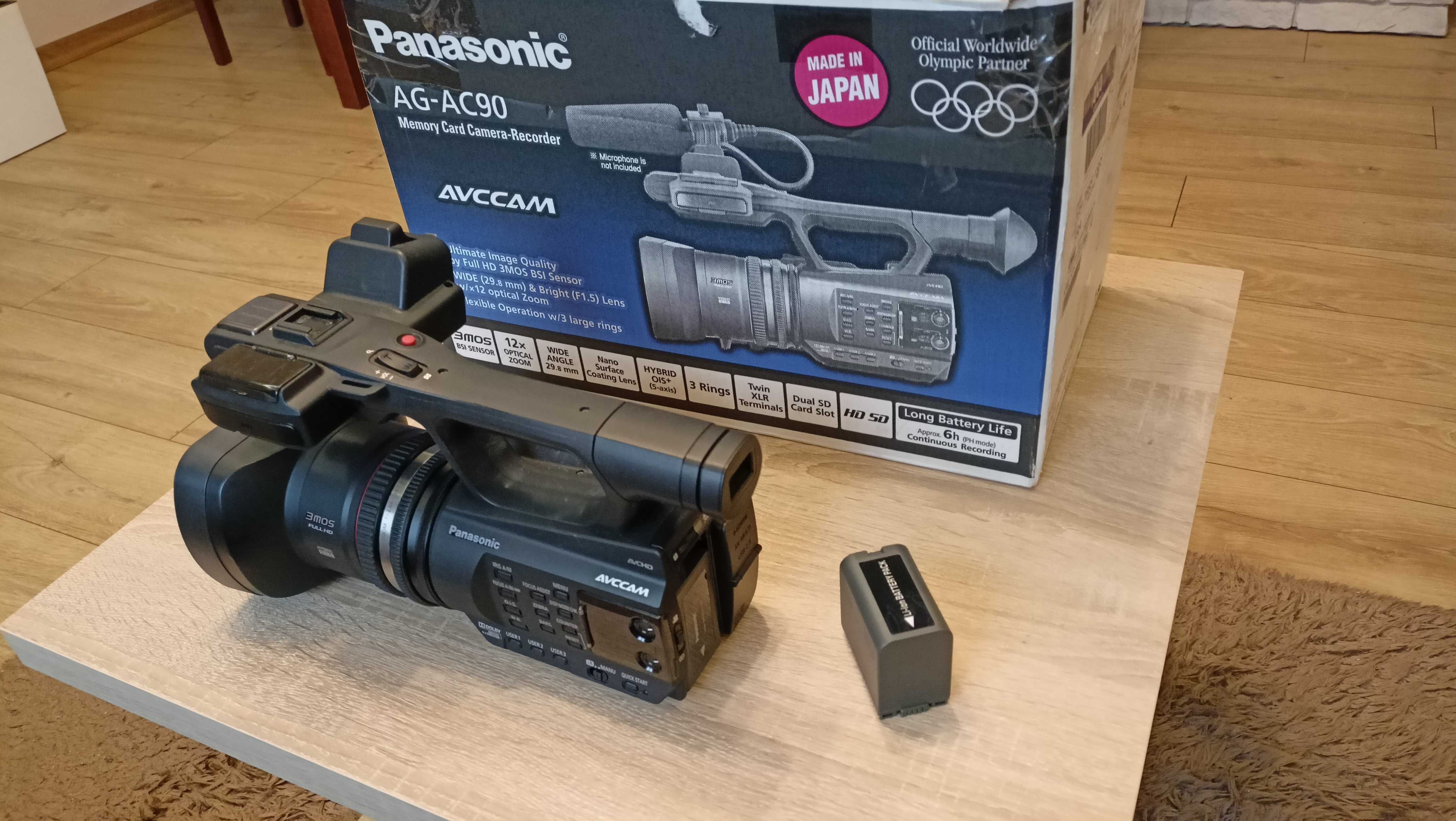 Kamera Panasonic AG-AC90 + Torba ** Zestaw