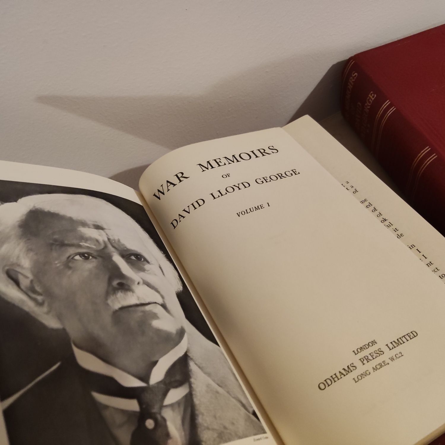 War Memoirs of David Lloyd George (volume I e II) Livros