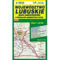 Województwo Lubuskie 1:200 000 mapa samochodowa