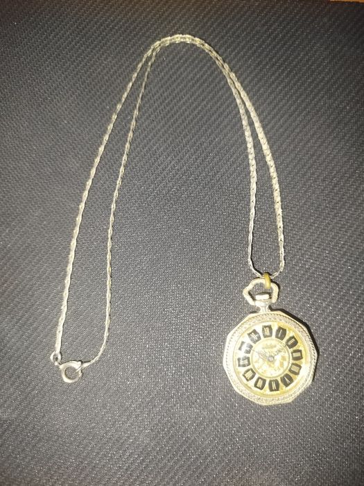 relógio de bolso/pendente vintage da marca suíça Buler