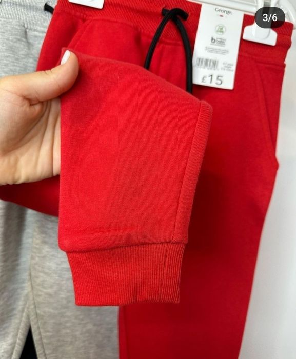 Розпродаж штани джогери на флісі від Джордж George 6/7 і 8/9років