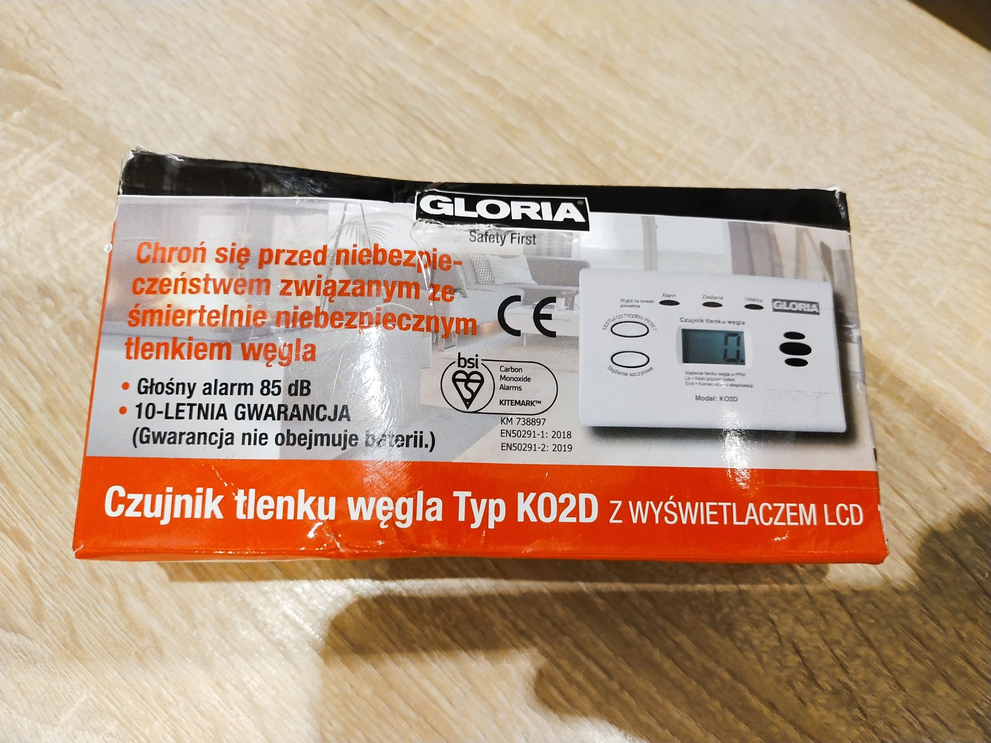 Czujnik tlenku węgla Gloria