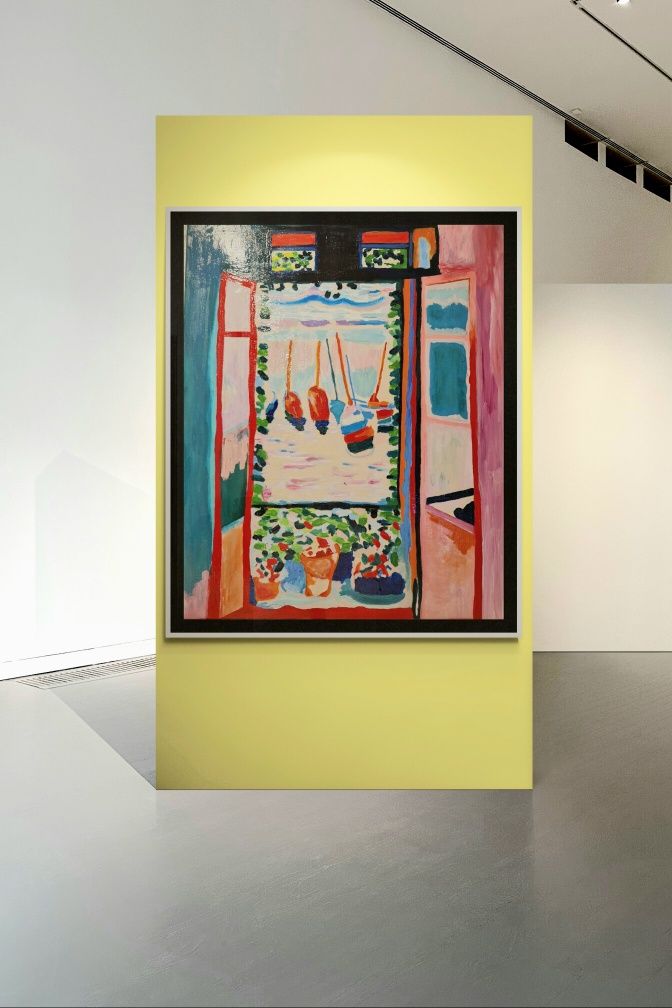 Obraz Henri Matisse Otwarte okno akryl na płótnie 46x55