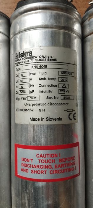 Конденсаторы косинусные пусковые идр. Ele