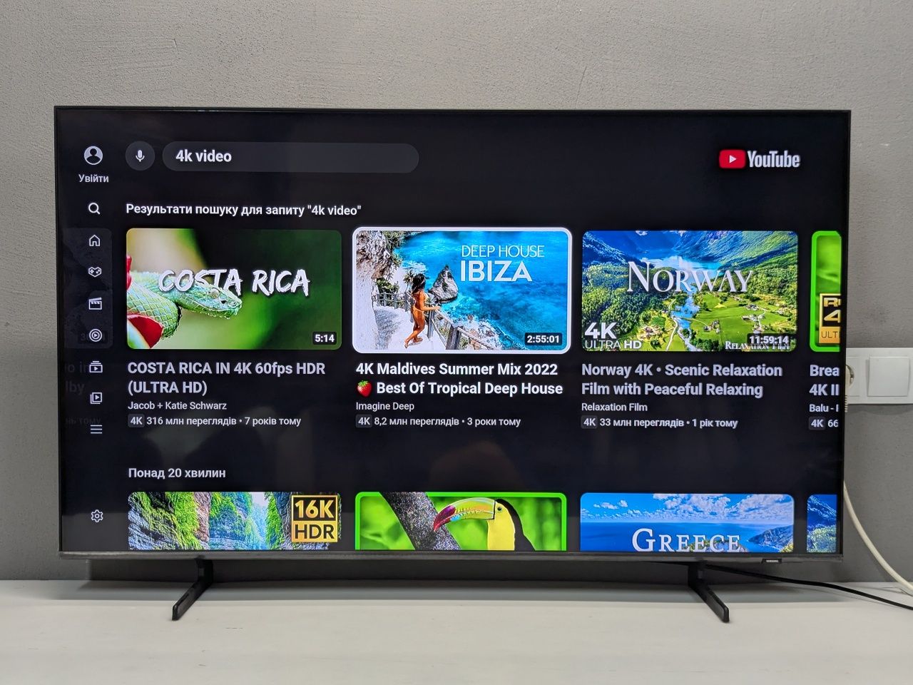 QLED телевізор 50 дюймів Samsung GQ50Q60B 4K UltraHD SmartTV / 2023 /