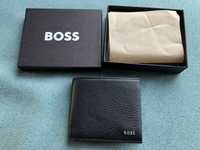 Hugo Boss skorzany meski portfel Nowy