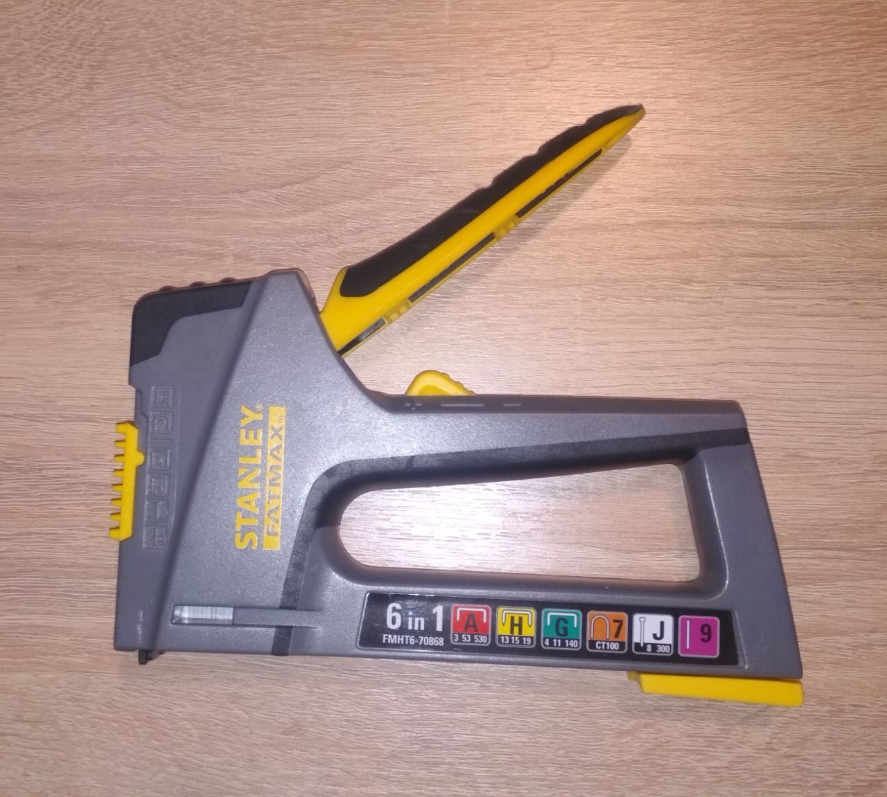 Степлер Stanley FatMax TR75 топовая модель под 6 разных типов скоб