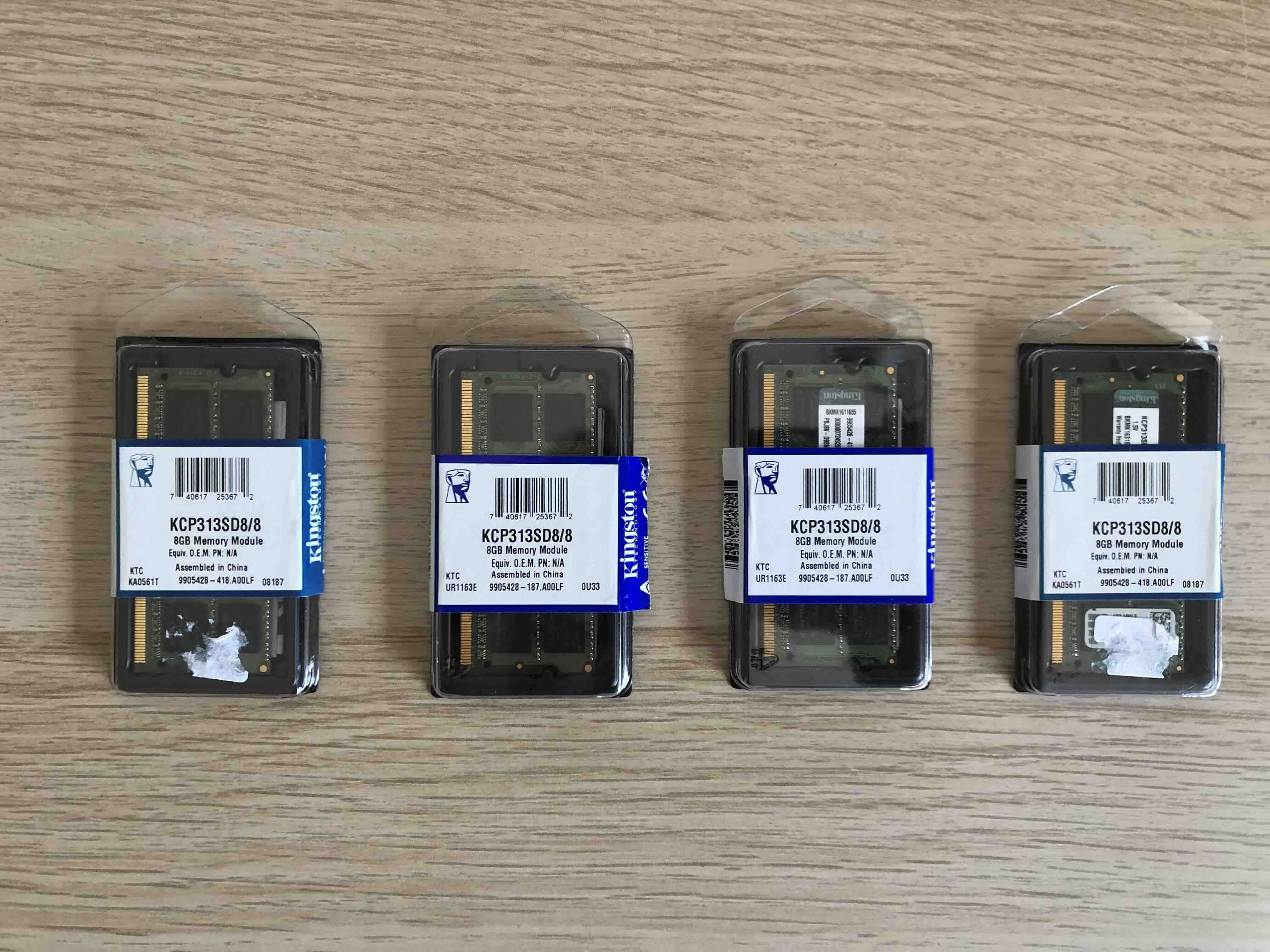 Memória RAM Kingston 8GB DDR3 1333MHz SODIMM - KCP313SD8/8
