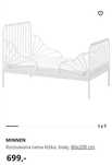 Sprzedam łóżko Ikea Minnem 200x80