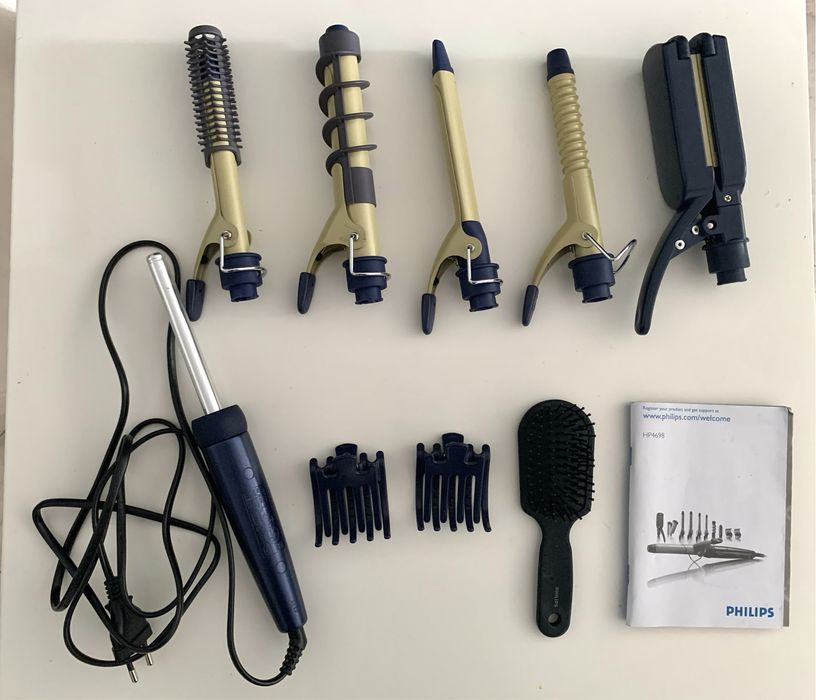 Modelador de cabelo multipenteados Philips