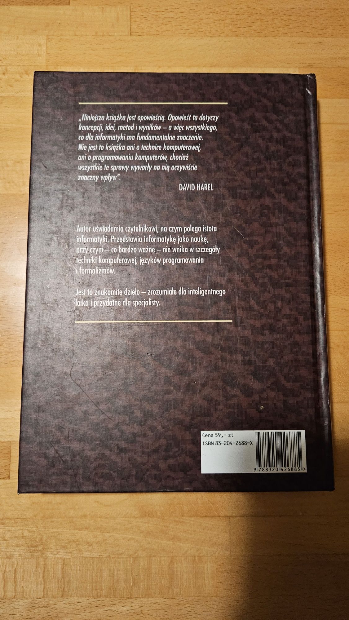 Rzecz o istocie informatyki książka David Harel wydanie trzecie