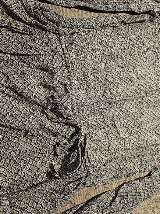 Vestido com mangas, com tons azuis, Mo Woman, tamanho M